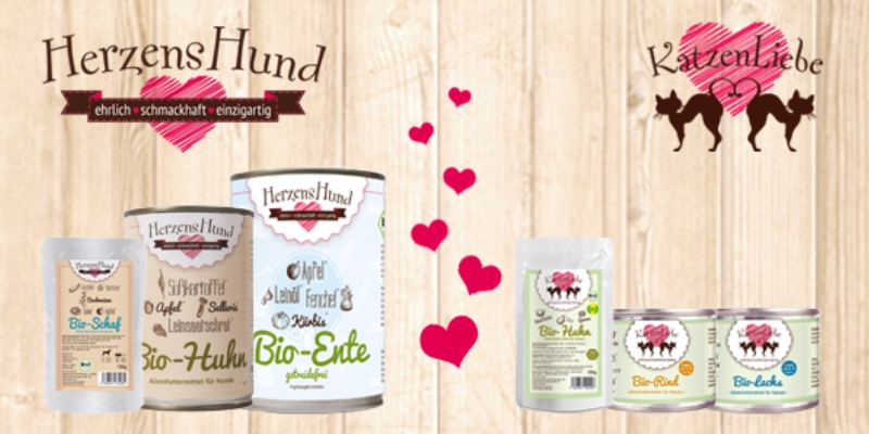 Herzens Hund, il mangime per cani e gatti gourmet 100% biologico cover