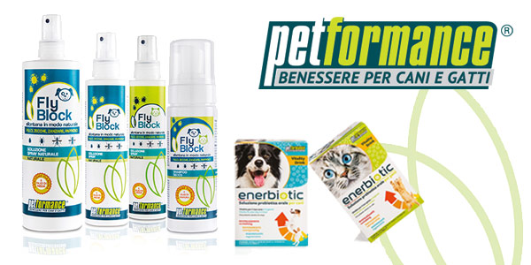 Petformance, integratori per cani e gatti innovativi cover