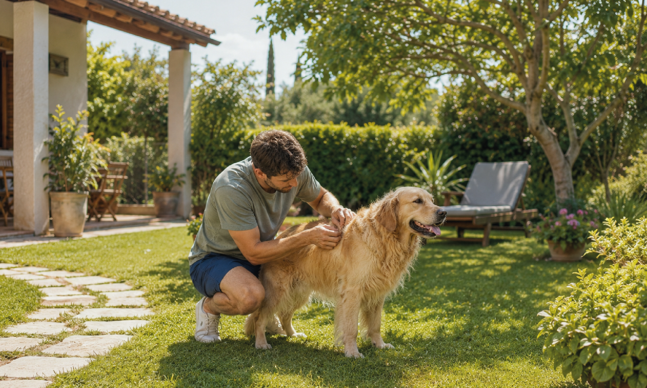 Prevenzione dermatite estate cane e gatto