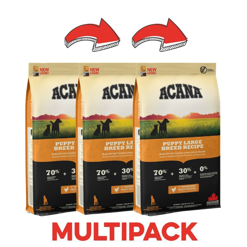 Acana Large Breed Puppy Recipe - 11.4 Kg, Singola