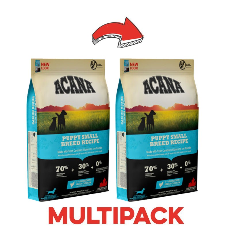 Acana Small Breed Puppy - 2 Kg, 2 pezzi