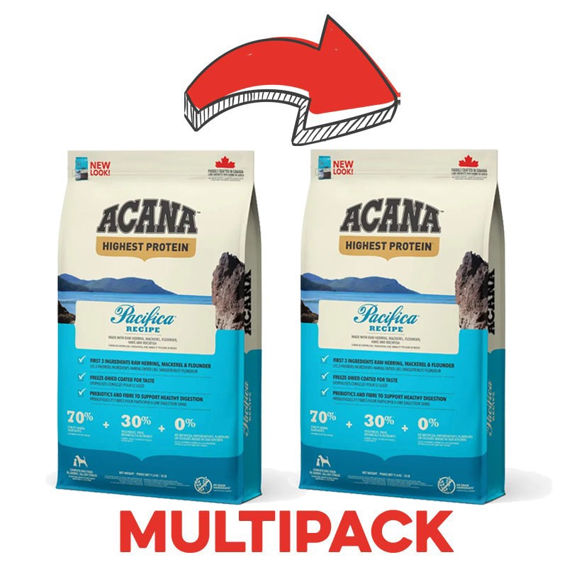 Acana Pacifica per Cani - 2 Kg, 2 pezzi