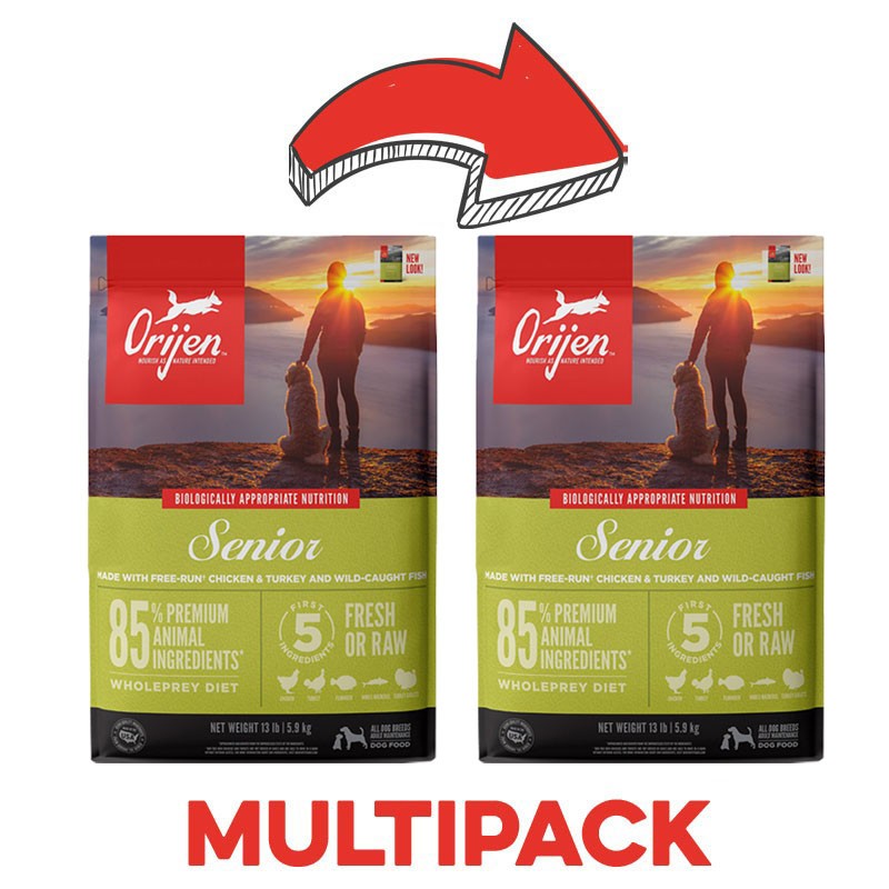 Orijen Senior Cane - 2 Kg, 2 pezzi