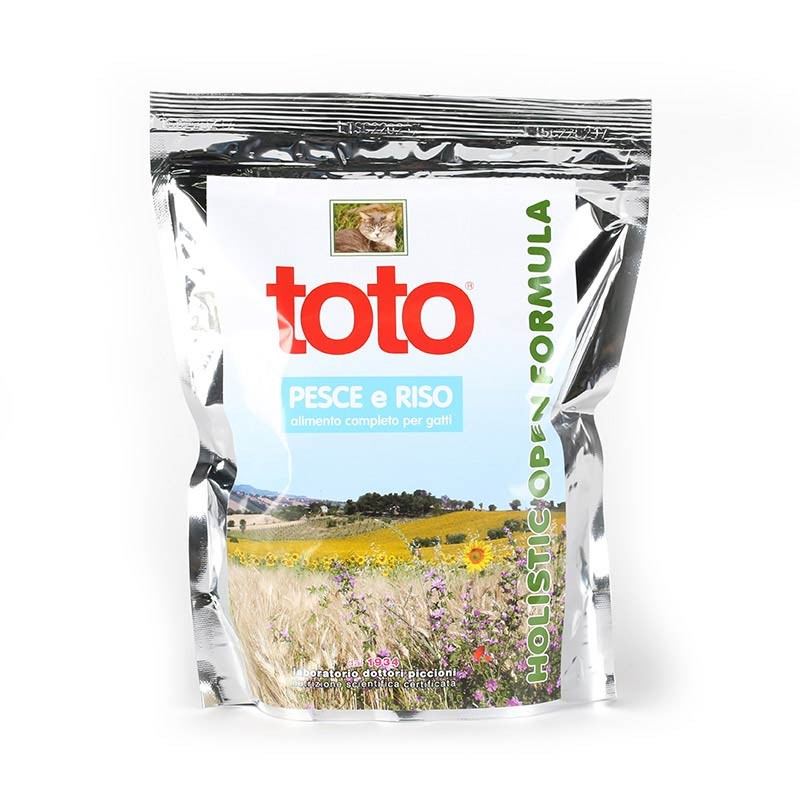 Toto Holistic Gatto Pesce e Riso Secco - 4 Kg
