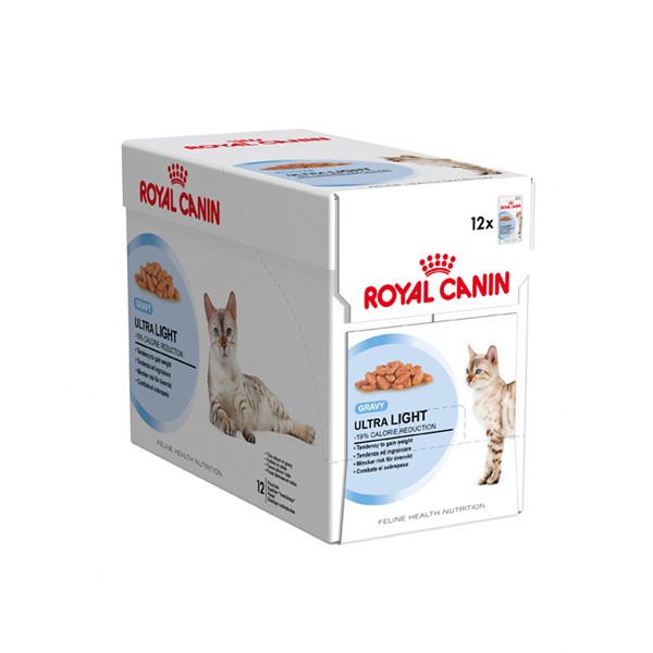Royal Canin Ultra Light Busta per Gatti 85gr - 85 g, Salsa
