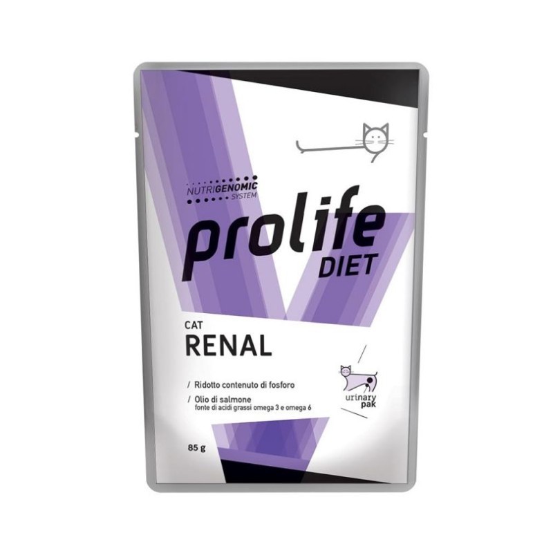 Prolife Gatto Renal Veterinary Formula - 85 g, 12 pezzi