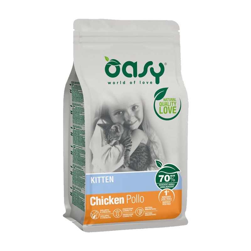 Oasy Kitten al Pollo - 1.5 Kg