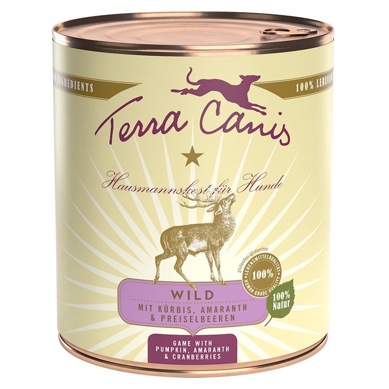 Terra Canis Selvaggina con Zucca, Mirtillo Rosso e Amaranto - 200 g, 12 pezzi