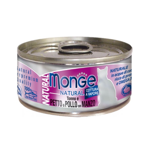 Monge Nat Pollo/Manzo 80GR-image