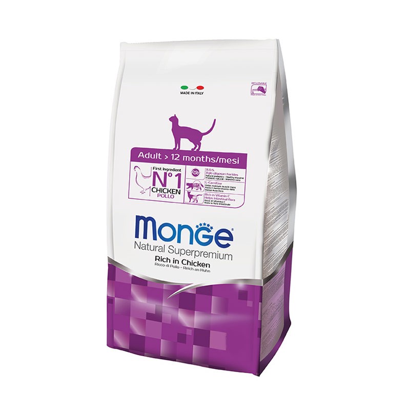 Monge Adult Pollo per Gatto - 1.5 Kg