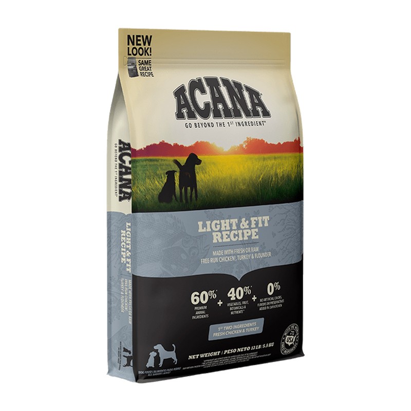 Acana Light &amp; Fit Recipe - 11.4 Kg, Singola