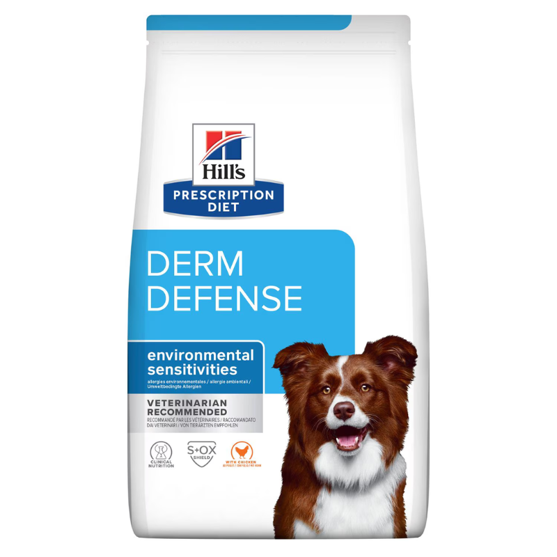 Hill's Derm Defense Prescription Diet Canine - 12 Kg, 3 pezzi