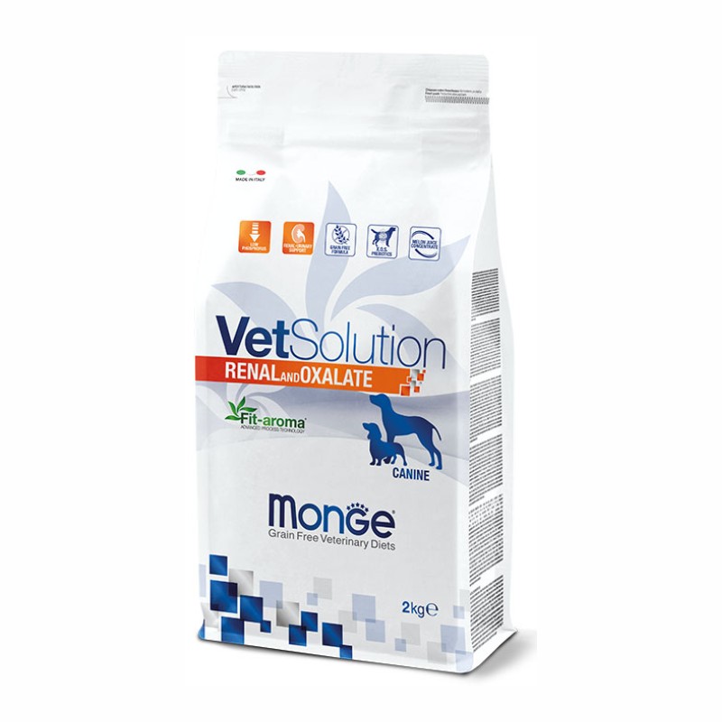 Monge VetSolution Renal and Oxalate per Cani - 2 Kg, Singola