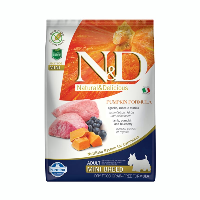 Farmina N&D Pumpkin Adult Mini Agnello e Mirtillo - 2.5 Kg