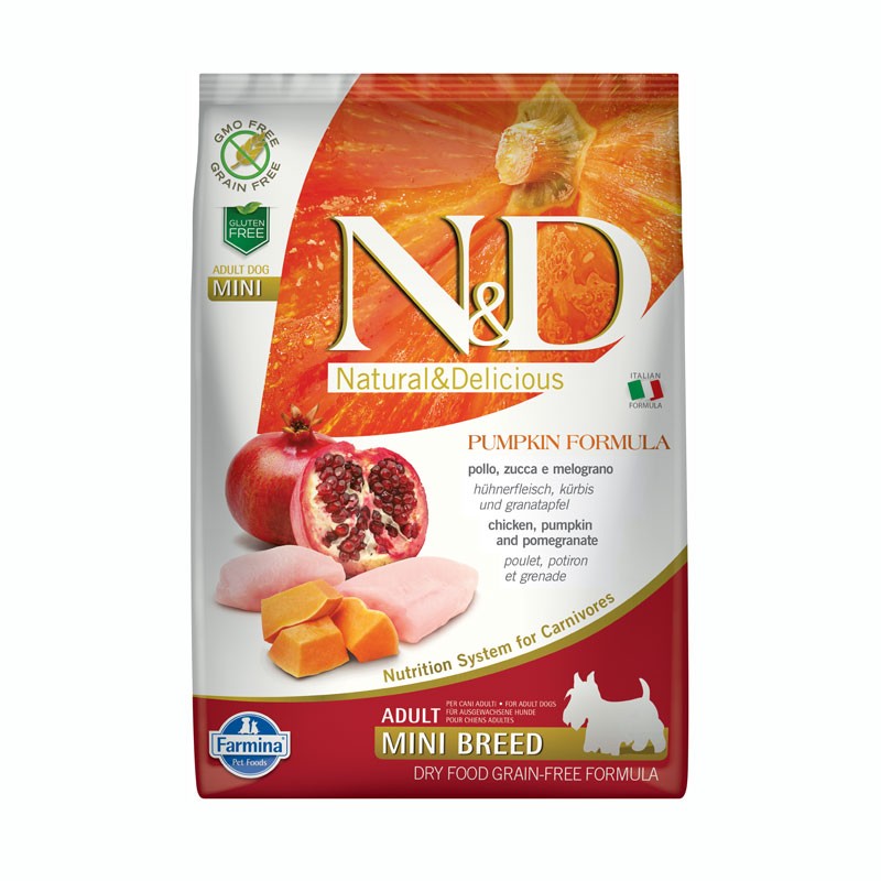 Farmina N&amp;D Pumpkin Adult Mini Pollo e Melograno - 2.5 Kg