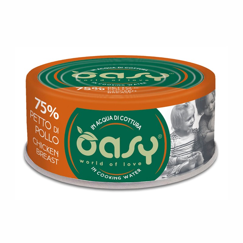 Oasy More Love Petto di Pollo per Gatti 70gr - 70 g, 6 pezzi