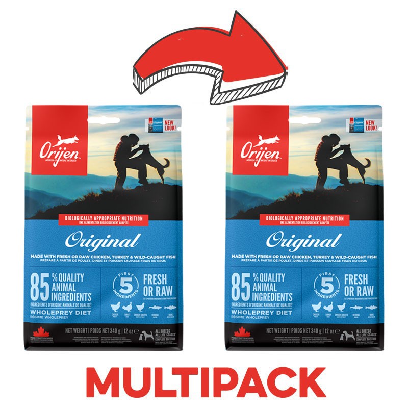 Orijen Original per Cani - 2 Kg, 2 pezzi