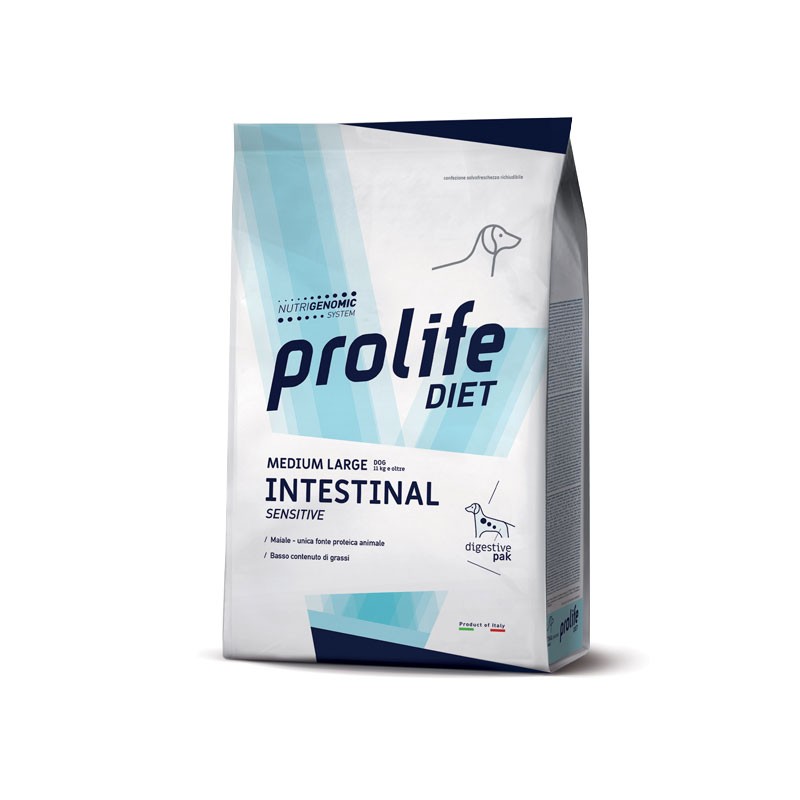 Prolife Intestinal Sensitive M/L Cane Veterinary Formula - 8 Kg