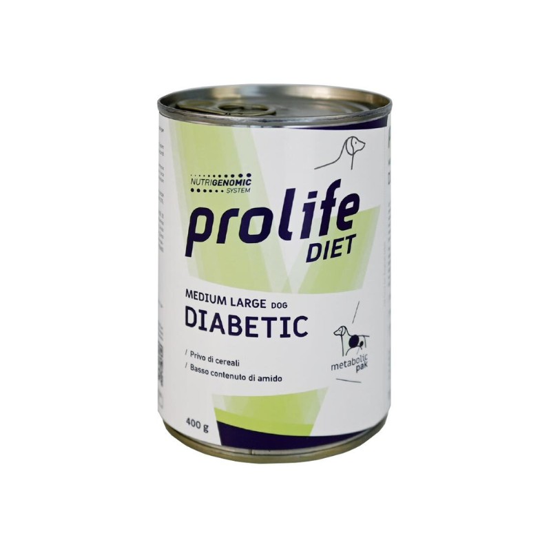 Prolife Diet Diabetic per Cani - 400 g, 12 pezzi