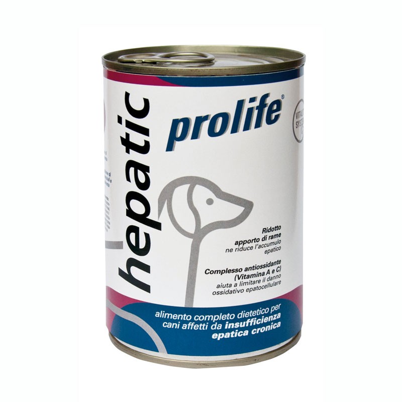 Prolife Diet Hepatic per Cani - 400 g, 6 pezzi