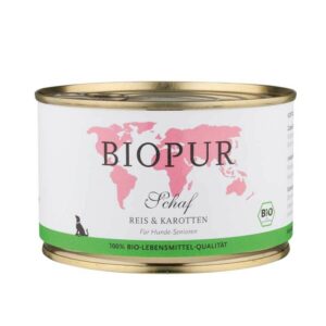 Biopur Senior Pecora, Riso e Carote Umido per Cani 400 g