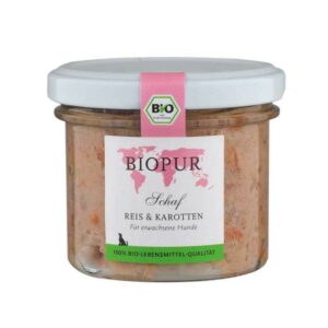 Biopur Adult Pecora, Riso e Carote Umido per Cani 100 g