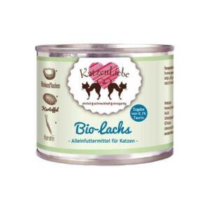 Katzen Liebe Salmone Biologico con Patate Bio Umido per Gatti 200 g