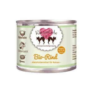 Katzen Liebe Manzo Biologico con Scorzonera Bio Umido per Gatti 200 g
