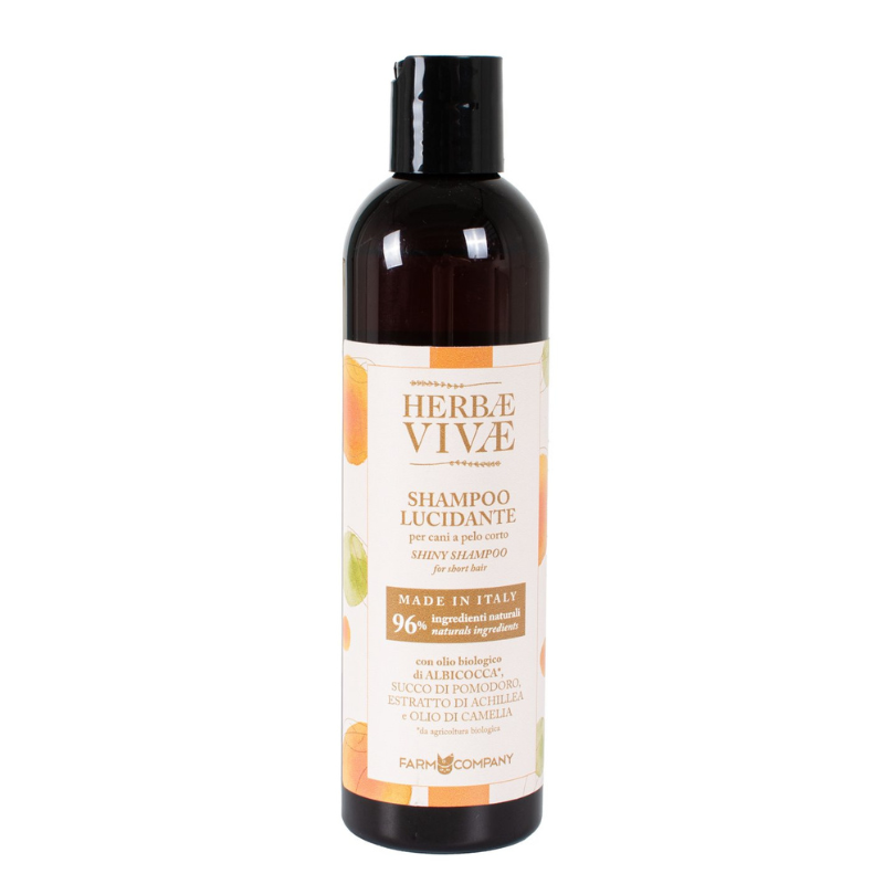 Farm Company Shampoo Lucidante Herbae Vivae Linea Biologica per Cani - 250 ml