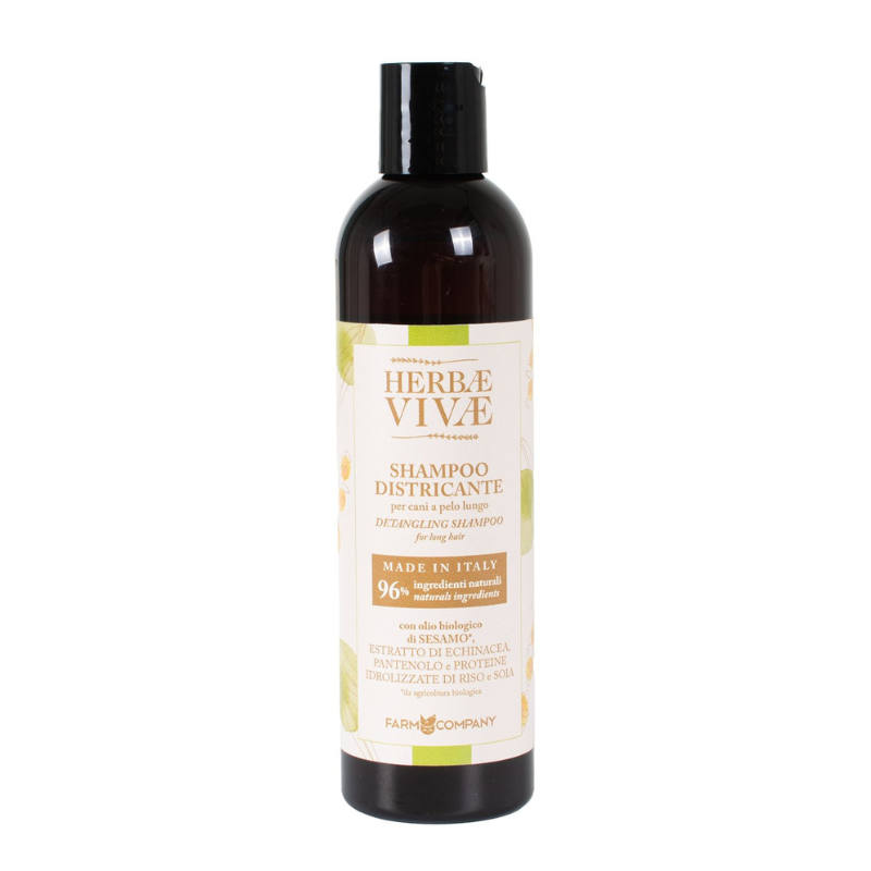 Farm Company Shampoo Districante Herbae Vivae Linea Biologica per Cani - 250 ml