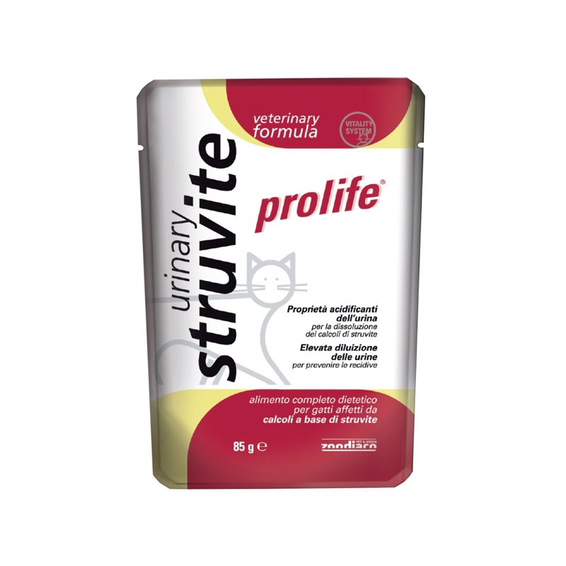 Prolife Diet Urinary Struvite Veterinary Per Gatti - 85 g, 12 pezzi img