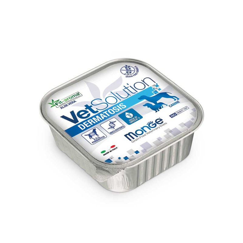 Monge VetSolution Dermatosis Umido per Cani - 150 g, 6 pezzi