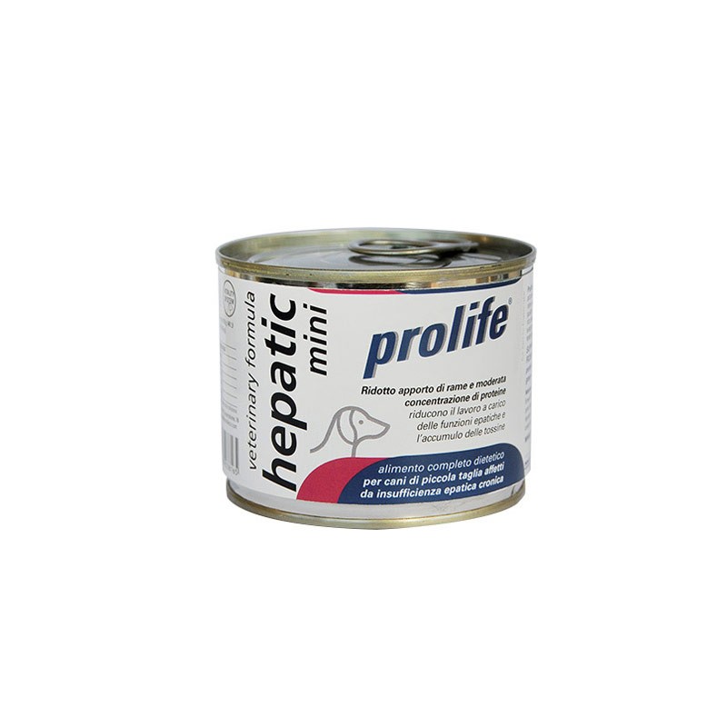 Prolife Veterinary Formula Mini Hepatic per Cani - 200 g, 12 pezzi