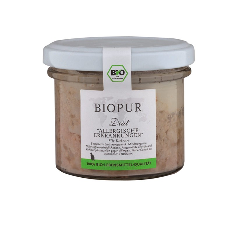 Biopur Vet Diet Allergie Umido per Gatti - 100 g, Singola