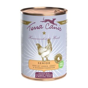 Terra Canis Senior Pollo con Cetriolo, Zucca ed Erbe Officinali