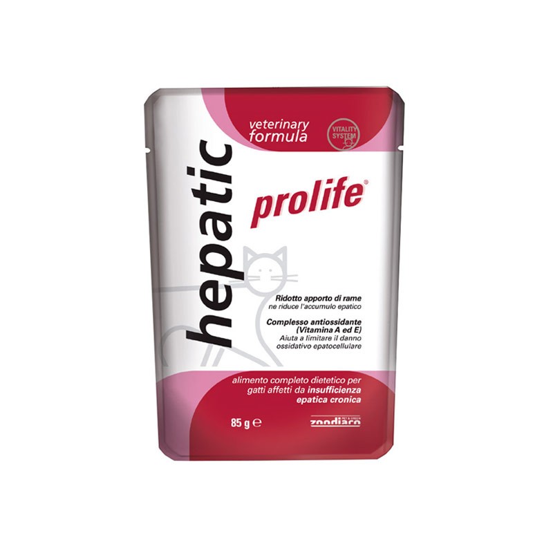Prolife Cat Veterinary Formula Hepatic per Gatti - 85 g, 12 pezzi img
