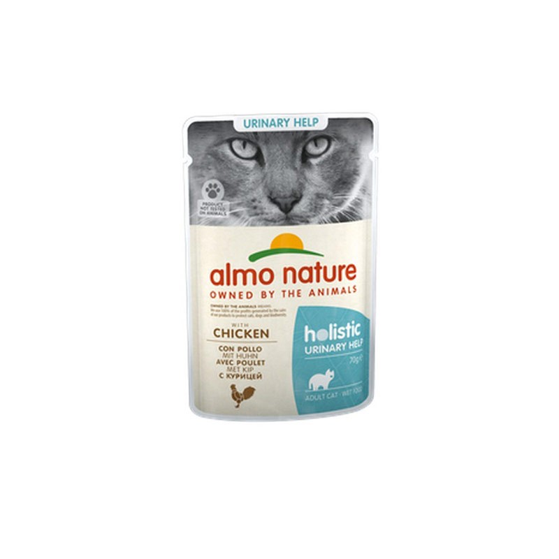 Almo Nature Cat Holistic Urinary Help con Pollo - 70 g, 12 p Almo Nature Cat Holistic Urinary Help con Pollo - 70 g, 12 p