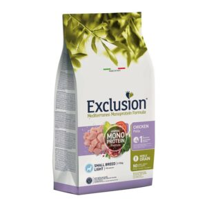 Exclusion Mediterraneo Light Pollo Small Breed per Cani