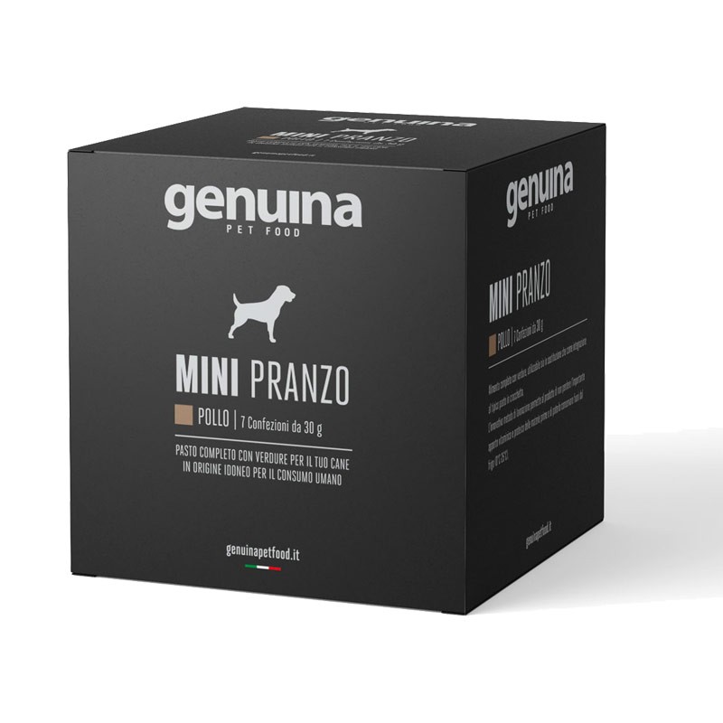 Genuina Natural Pet Food Box Mini Pranzo Pollo - 30 g - 7 pz
