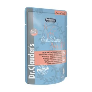 Dr Clauder's Pollo e Salmone con Alghe Umido per Gatti