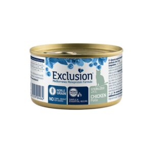 Exclusion Mediterraneo Sterilized +7 Pollo Noble Grain Umido per Gatti