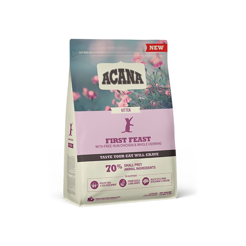 Acana Kitten First Feast Free Run Chicken &amp; Whole Herring - 1.8 Kg