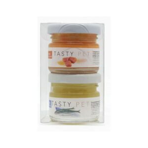 Tasty Pet Fumetto di Carne e Pesce Toppings Soup per Gatti