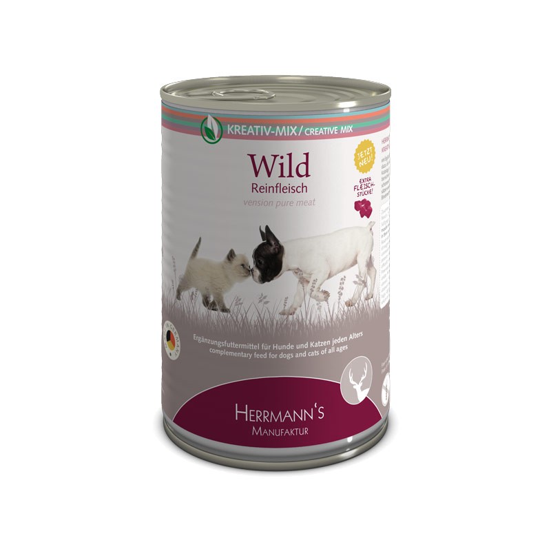 Herrmann's Creative Mix Cervo Puro Umido - 400 g, 12 pezzi