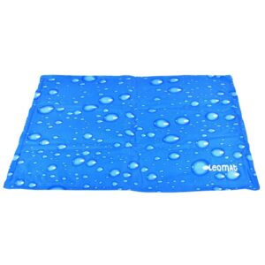 LeoPet Tappetino Refrigerante Bolle Blu - 90 x 50 cm