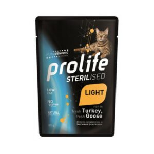 Prolife Sterilised Light Tacchino e Oca