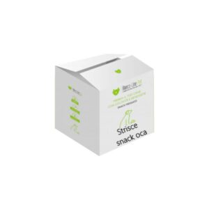 Bianco-Line Pet Strisce di Oca Essiccate