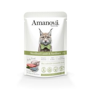 Amanova Sterilised Agnello e Sardine P13 per Gatti