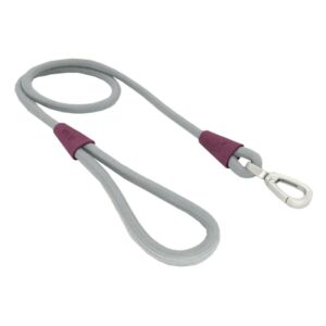 Morso Guinzaglio in Corda Grigio & Bordeaux