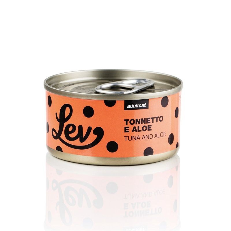 Lev al Tonnetto e Aloe in Lattina per Gatti - 70 g, Singola